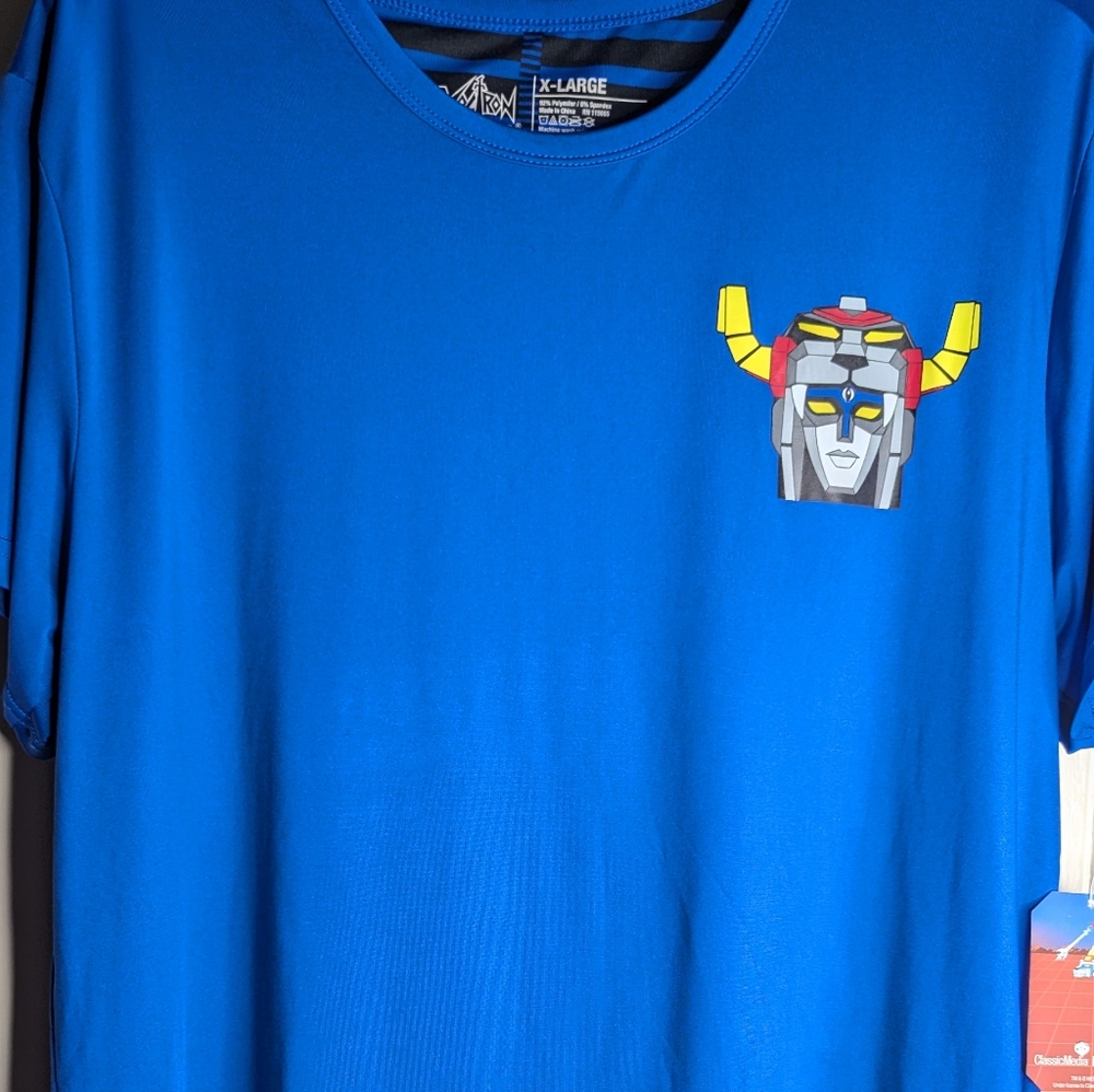 Transformer Voltron Dry Fit Style Tee Shirt XL , - nwt